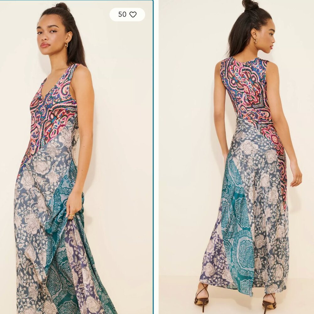 Kachel Floral Sleeveless Max Dress - Anthropologie